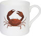 Sophie Allport Crab Solo 425ml Porcelain Cup 425ml