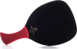 My Morseto Beach Racket Black 380gr with Slanted Handle Red