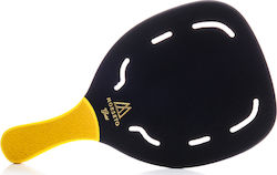 My Morseto Beach Racket Black 380gr with Straight Handle Yellow