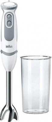 Braun MQ5200 Blender de mână cu tijă din oțel inoxidabil 1000W Alb