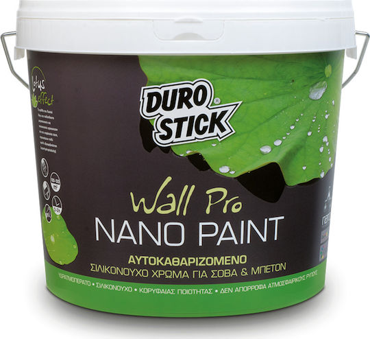 Durostick Self-Cleaning Paint Acrilyc Nano Paint White 3lt 4.5kg ΝΤΝΠΓ03
