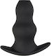 Sinner Gear Hollow Silicone Butt Plug Анална тапа Medium Medium Black 14см