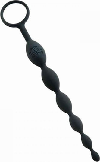 Fifty Shades of Grey Pleasure Intensified Anal Perlen Schwarz 25.4cm