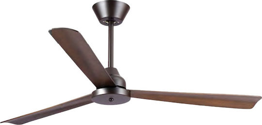 Lineme Alisio 02-00160 Ceiling Fan 120cm with Remote Control Brown