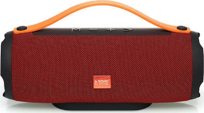 Savio BS-022 Bluetooth Speaker 10W with Radio Red