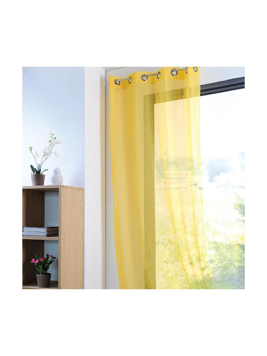 Перде с Копчета S-F Monna Жълто 135x260см