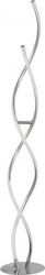 Wofi Bonney LED Floor Lamp H131cm. Silver