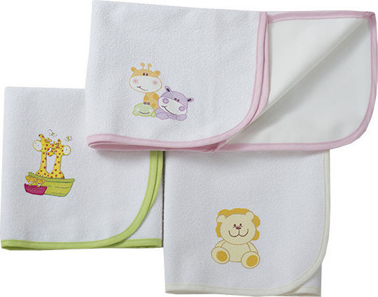 Mother Baby Girafă Scutece Impermeabile Roz 40x60εκ. 3buc