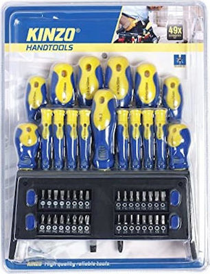 Kinzo Σετ 17 Κατσαβίδια με 32 Εναλλασσόμενες Μύτες