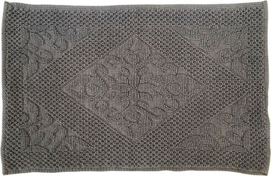 Dimitracas Badematte Baumwolle Rechteckig Royal 05594.001 Grey 50x80cm