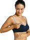 Carriwell Original Maternity & Nursing Sports Bra with Clips Navy Blue