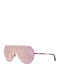 Victoria's Secret Women's Sunglasses with Pink Metal Frame and Pink Mirror Lens PK0001 72T