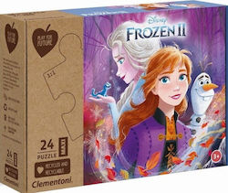 Kids Puzzle Recycled & Recyclable Frozen II 24pcs Clementoni