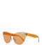 Victoria's Secret Women's Sunglasses with Orange Plastic Frame and Orange Lens PK0011 41F