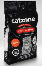 Catzone White Cat Litter Nisip pentru pisici Portocaliu Aglutinare 10kg