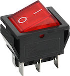 IRS-202-3A Illuminated rocker switch