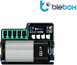 Blebox INBOX Smart Ενδιάμεσος Διακόπτης Wi-Fi σε Μαύρο Χρώμα