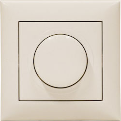 Solomon Recessed LED Complete Dimmer Switch Rotary 200W Beige