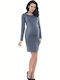 Purpless 6204 Kleid Umstandskleider Blau