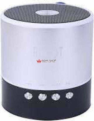 BT 068 Bluetooth Speaker 3W with Radio and Battery Life up to 5 hours Silver