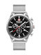 Swiss Military Hanowa Chrono Classic II Watch Chronograph Battery with Silver Metal Bracelet