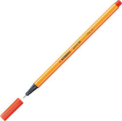 Stabilo Point 88 Μαρκαδόρος Σχεδίου Light Red 88/48