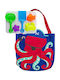 Stephen Joseph Octopus Pirate Kinder Rucksack Strandtasche Rot 34cmx3cmx35cmcm