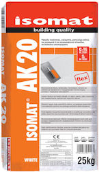 Isomat AK 20 Κόλλα Πλακιδίων Γκρι 25kg