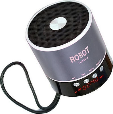 Robot 028U Radio portabil Cu baterie cu USB Argint