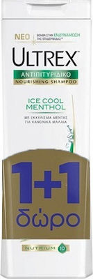 Ultrex Ice Cool Menthol Shampoos für Normal Haare 2x720ml