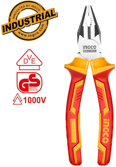 Ingco Plier Straight Electrician Length 160mm