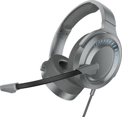 Baseus D05 Over Ear Gaming Headset με σύνδεση USB Γκρι