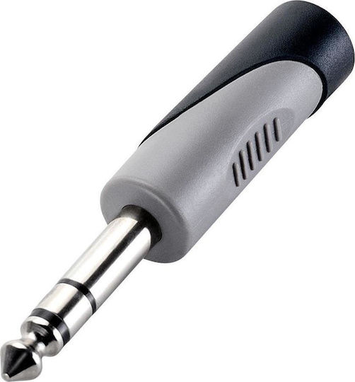 Soundsation Wiremaster Конвертор 6.3mm мъжки към 3.5mm женски Сив 1бр