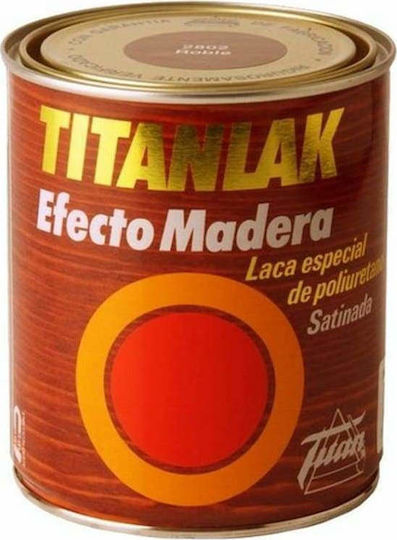 Titan Χρώμα Απομίμησης Ξύλου Efecto Madera 0.75lt Oak Ash Grey Σατινέ