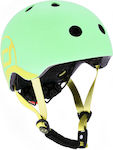 Scoot & Ride Παιδικό Κράνος για Ποδήλατο & Πατίνι Πράσινο με Ενσωματωμένο Φωτάκι LED