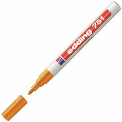 Edding 751 Ανεξίτηλος Μαρκαδόρος Πορτοκαλί 2mm