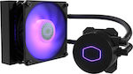 CoolerMaster MasterLiquid ML120L V2 RGB Υδρόψυξη Επεξεργαστή Μονού Ανεμιστήρα 120mm για Socket AM4/AM5/1200/115x