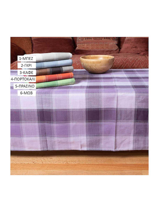 Silk Fashion Tablecloth 3702 Brown 160x220cm