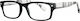 Zippo Unisex Reading Glasses +1.00 Black 31Z-B4...