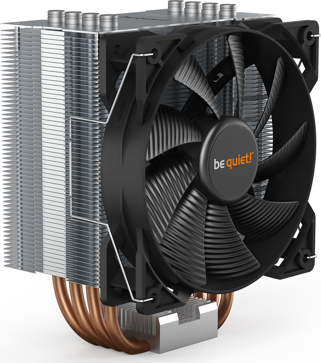 be quiet! Pure Rock 2 150W TDP CPU Cooler | Intel Compatible 1700 1200 2066  1150 1151 1155 2011 Square ILM | AMD-AM4 | Silver | BK006