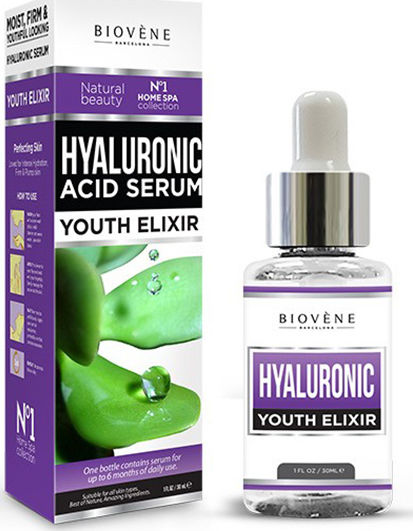 Biovene Youth Elixir Anti-Aging Serum Gesicht mit Vitamin C & Hyaluronsäure 30ml