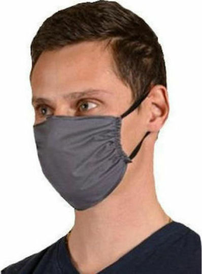Gim 300-00014 Cotton Mask with Two Layers Protective Mask Fabric Gray 300-00014 1pcs