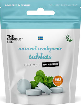 The Humble Co. Natural Tablets Pastă de dinți Fără fluor 30gr