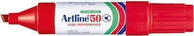 Artline 50 Marker Permanent 6mm Roșu 800924