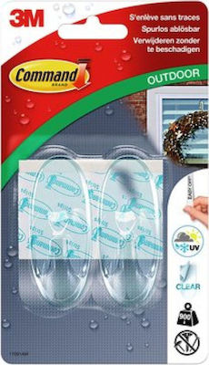 3M 17091AW Cremăstrașuri cu închizător Hoop & Loop Plastice Transparente 2buc