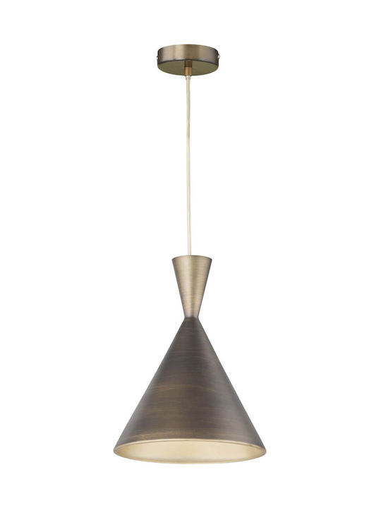 Wofi Anur Pendant Light Brown with Socket E27 25cm