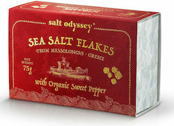 Salt Odyssey Mesolongi Flakes Organic Sea Salt with Organic Red Pepper 75gr