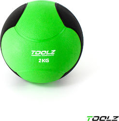 Toolz Топка Медицина 2кг в Зелен Цвят