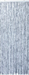 vidaXL Perdea ușă Silver 90x220cm 284286