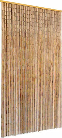 vidaXL 100 x 220 cm from Bamboo Plastic Door Curtain Brown 100x220cm 43723